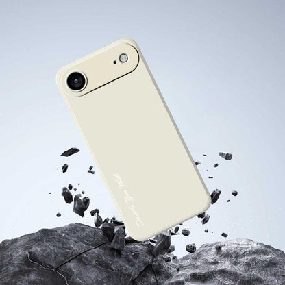 For iPhone Air Do As You Wish A1440 Fine Hole Straight Edge Silicone Phone Case(White) - iPhone Air Cases by Do As You Wish | Online Shopping UK | buy2fix