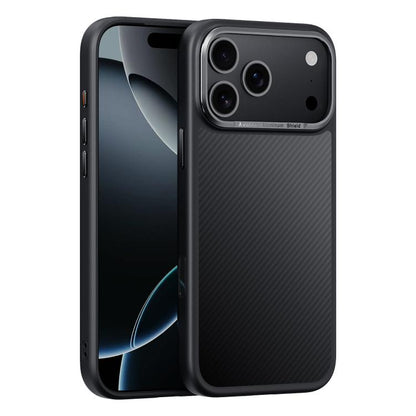 For iPhone 17 Pro Carbon Fiber Kevlar MagSafe Magnetic Phone Case(Black) - iPhone 17 Pro Cases by buy2fix | Online Shopping UK | buy2fix