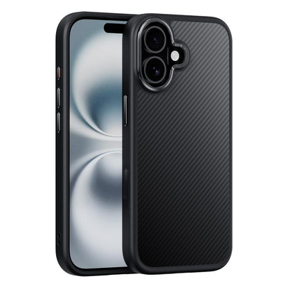 For iPhone 17 Carbon Fiber Kevlar MagSafe Magnetic Phone Case(Black) - iPhone 17 Cases by buy2fix | Online Shopping UK | buy2fix