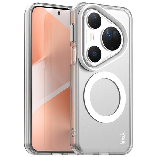 For Huawei 80 Ultra 5G IMAK Chocolate Series TPU + PET MagSafe Phone Case(White)