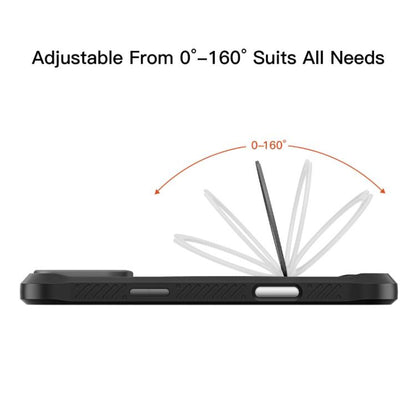 For iPhone 17 Pro Max Mutural Xuan Armor Series MagSafe Magnetic Holder Phone Case(Black) - iPhone 17 Pro Max Cases by Mutural | Online Shopping UK | buy2fix