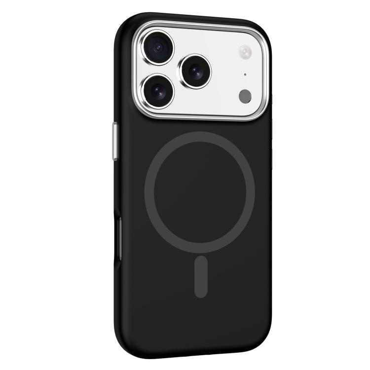 For iPhone 17 Pro Max Mutural Karen Series Liquid Silicone MagSafe Phone Case(Black) - iPhone 17 Pro Max Cases by Mutural | Online Shopping UK | buy2fix