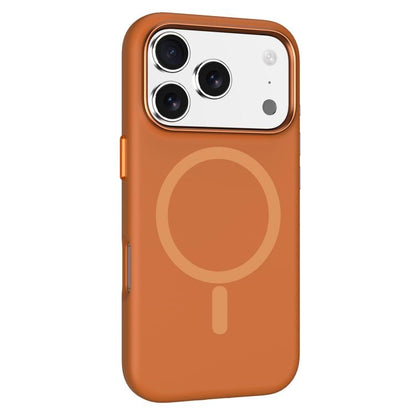 For iPhone 17 Pro Max Mutural Karen Series Liquid Silicone MagSafe Phone Case(Orange) - iPhone 17 Pro Max Cases by Mutural | Online Shopping UK | buy2fix