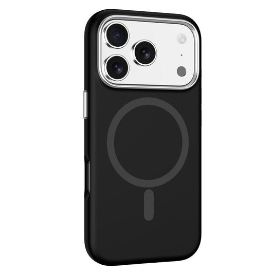 For iPhone 17 Pro Mutural Karen Series Liquid Silicone MagSafe Phone Case(Black) - iPhone 17 Pro Cases by Mutural | Online Shopping UK | buy2fix