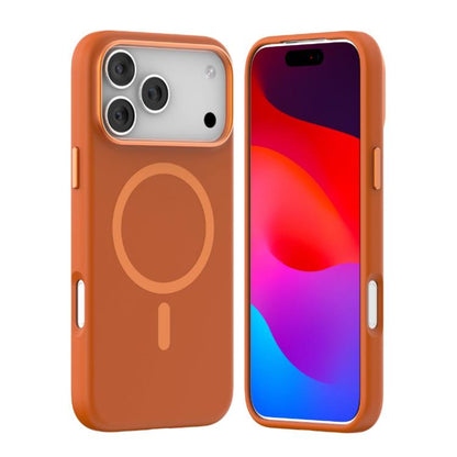 For iPhone 17 Pro Mutural Karen Series Liquid Silicone MagSafe Phone Case(Black) - iPhone 17 Pro Cases by Mutural | Online Shopping UK | buy2fix