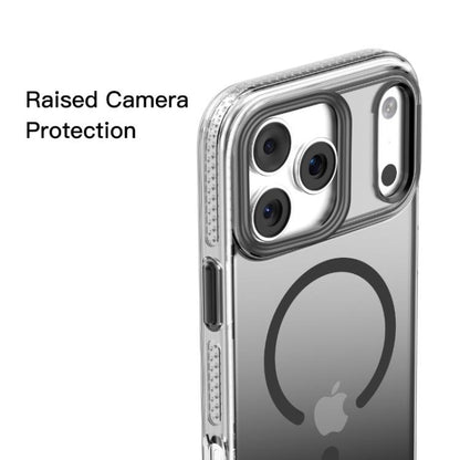 For iPhone 17 Pro Max Mutural Ice Series MagSafe Gradient Matte PC Hybrid TPU Phone Case(Grey) - iPhone 17 Pro Max Cases by Mutural | Online Shopping UK | buy2fix