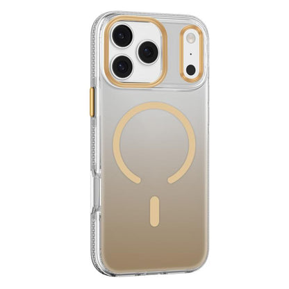 For iPhone 17 Pro Mutural Ice Series MagSafe Gradient Matte PC Hybrid TPU Phone Case(Gold) - iPhone 17 Pro Cases by Mutural | Online Shopping UK | buy2fix