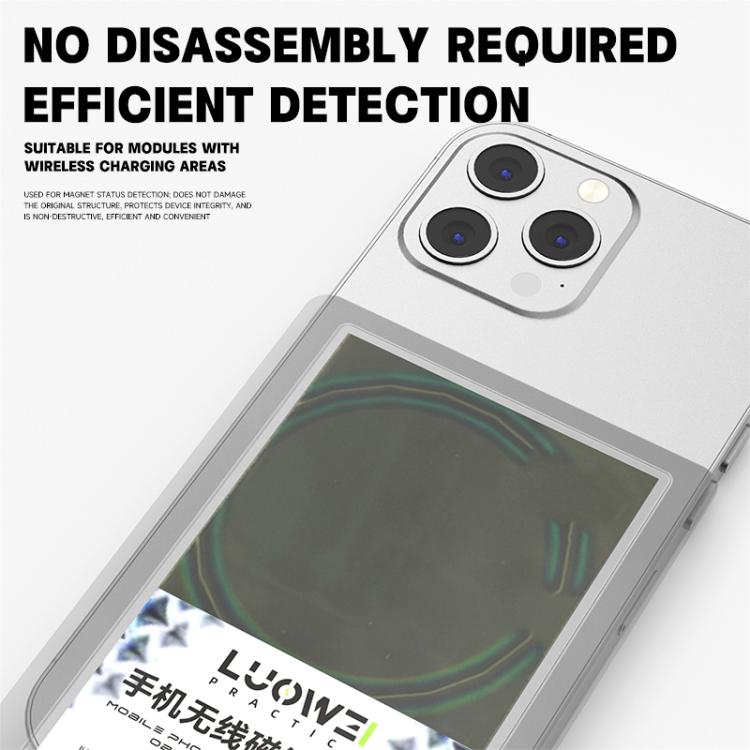 Luowei LW-328 Mobile Phone Wireless Charging Magnet Observation Card - Test Tools by LUOWEI | Online Shopping UK | buy2fix