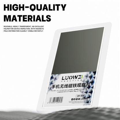 Luowei LW-328 Mobile Phone Wireless Charging Magnet Observation Card - Test Tools by LUOWEI | Online Shopping UK | buy2fix