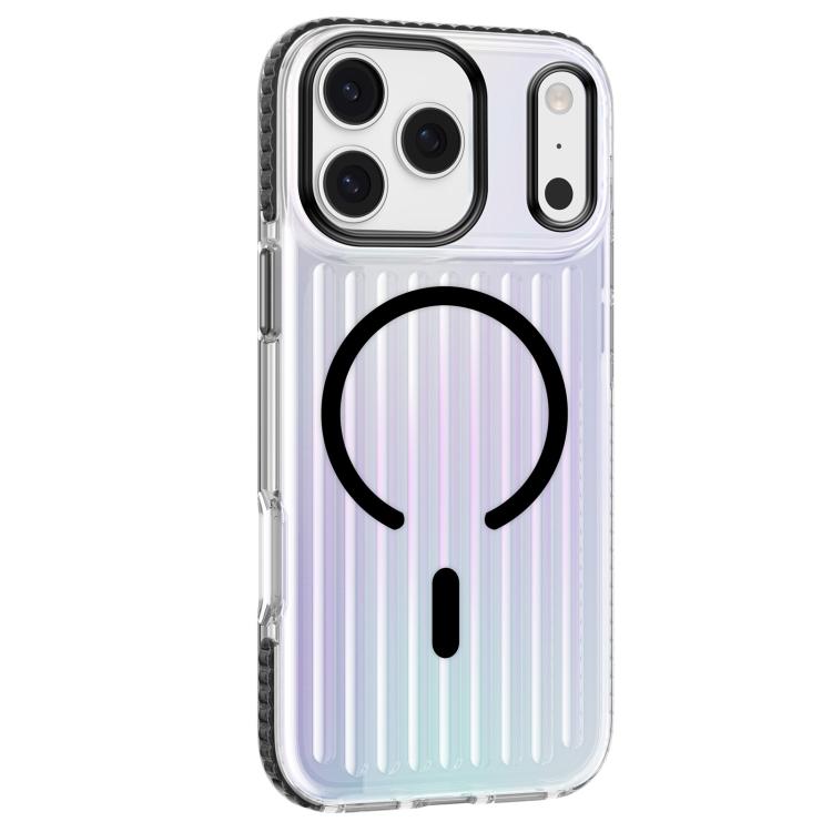 For iPhone 17 Pro Max Mutural Luggage Rainbow MagSafe Phone Case(Black) - iPhone 17 Pro Max Cases by Mutural | Online Shopping UK | buy2fix