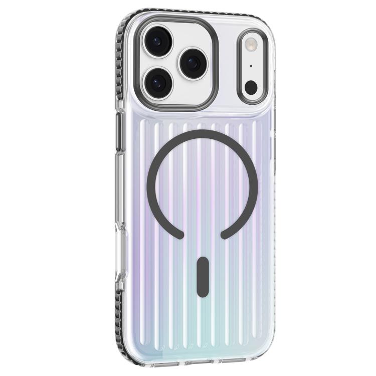 For iPhone 17 Pro Max Mutural Luggage Rainbow MagSafe Phone Case(Dark Grey) - iPhone 17 Pro Max Cases by Mutural | Online Shopping UK | buy2fix