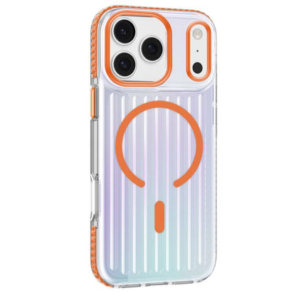 For iPhone 17 Pro Mutural Luggage Rainbow MagSafe Phone Case(Orange) - iPhone 17 Pro Cases by Mutural | Online Shopping UK | buy2fix