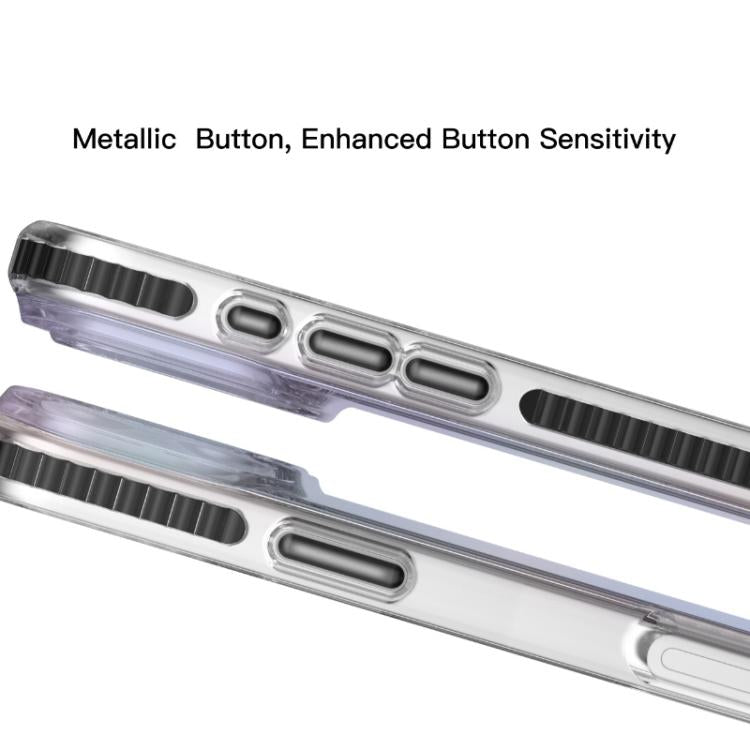 For iPhone 17 Pro Mutural Luggage Rainbow MagSafe Phone Case(Silver) - iPhone 17 Pro Cases by Mutural | Online Shopping UK | buy2fix