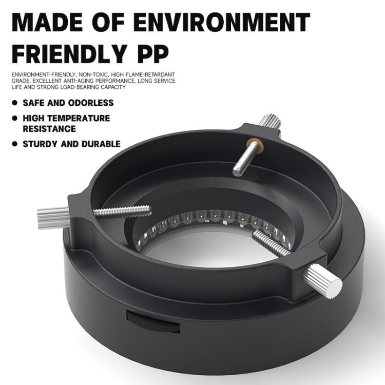 Luowei LS03 High Lumen 72LED Microscope Ring Light Source - Microscope Magnifier Series by LUOWEI | Online Shopping UK | buy2fix