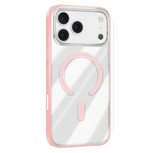 For iPhone 17 Pro Mutural Soft Mist Series MagSafe PC Hybrid TPU Phone Case(Pink) - iPhone 17 Pro Cases by Mutural | Online Shopping UK | buy2fix