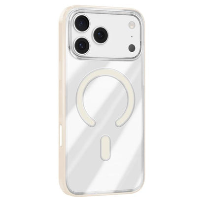 For iPhone 17 Pro Mutural Soft Mist Series MagSafe PC Hybrid TPU Phone Case(Beige) - iPhone 17 Pro Cases by Mutural | Online Shopping UK | buy2fix