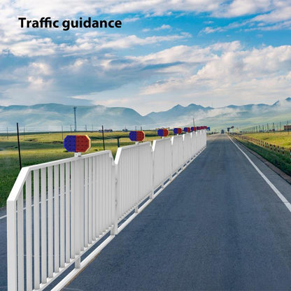 C1A Solar Double Sided LED Strobe Road Warning Light - Warning Lights by buy2fix | Online Shopping UK | buy2fix