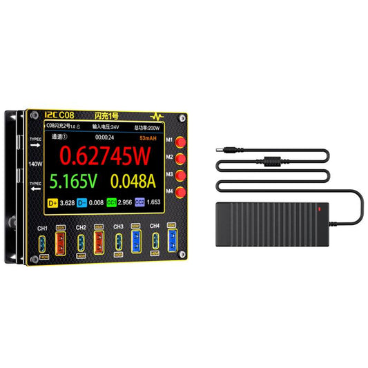 i2C C08 Flash Charger No.1 Digital Waveform Ammeter with Charge Detection / Voltage Measurement, Type:Power Edition - Test Tools by i2C | Online Shopping UK | buy2fix