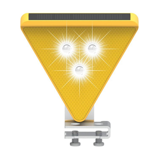 C2A Solar Flash LED Strobe Warning Light(Yellow Light)