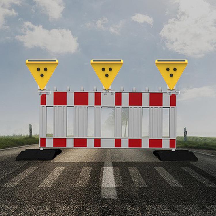 C2A Solar Flash LED Strobe Warning Light(Yellow Light) - Warning Lights by buy2fix | Online Shopping UK | buy2fix