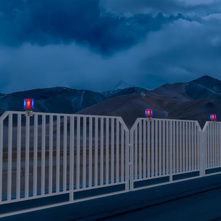 C3 Solar Traffic Light Roadblock Warning Light(Metal Bracket) - Warning Lights by buy2fix | Online Shopping UK | buy2fix