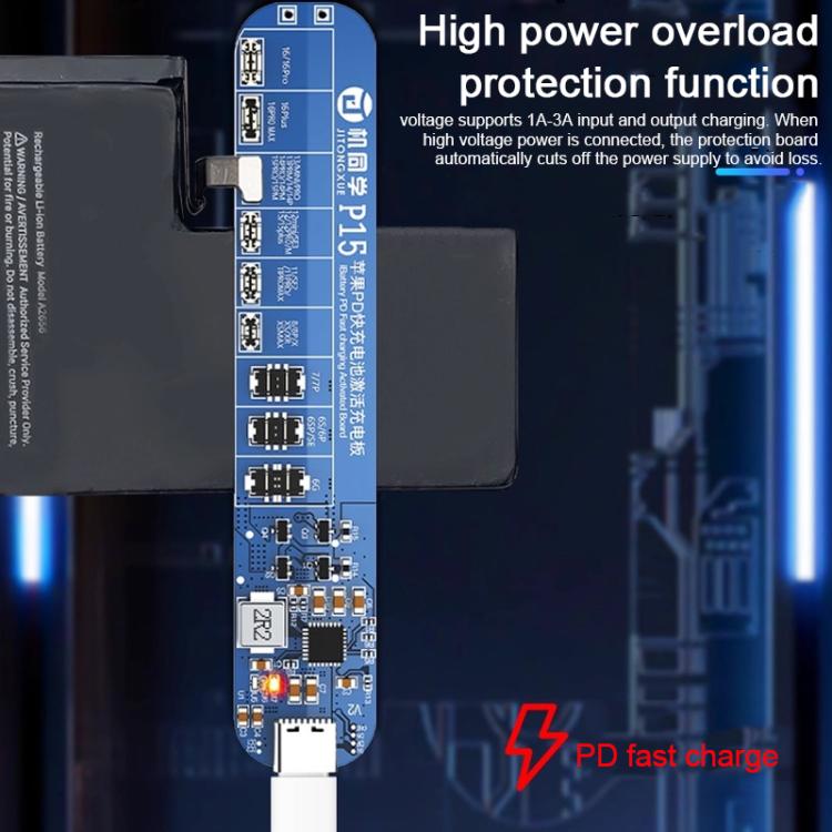 JTX P15 Disassembly-Free Battery Charging Activation Board with PD Charging for iPhone 6-16 Pro Max - Test Tools by buy2fix | Online Shopping UK | buy2fix