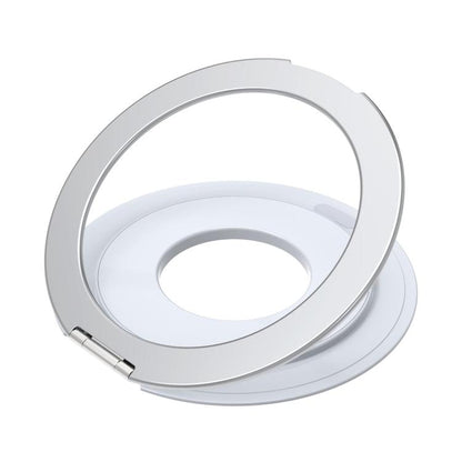 Aluminum Alloy Strong Magnet 360 Rotating Tablet Stand(Silver) - Desktop Holder by buy2fix | Online Shopping UK | buy2fix