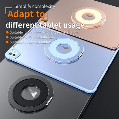 Aluminum Alloy Strong Magnet 360 Rotating Tablet Stand(Silver) - Desktop Holder by buy2fix | Online Shopping UK | buy2fix