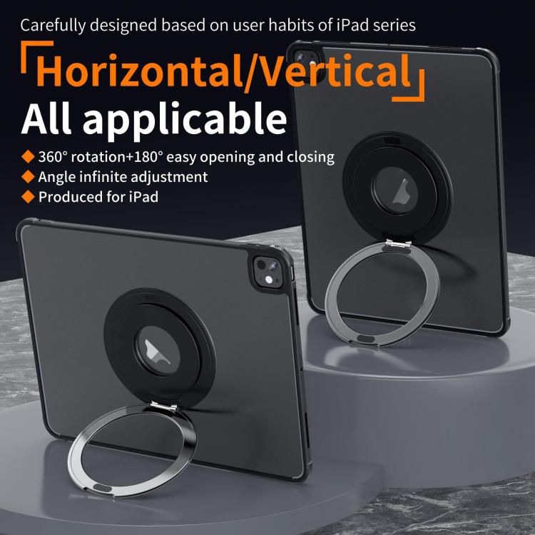 Aluminum Alloy Strong Magnet 360 Rotating Tablet Stand(Blue) - Desktop Holder by buy2fix | Online Shopping UK | buy2fix