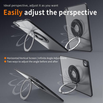 Aluminum Alloy Strong Magnet 360 Rotating Tablet Stand(Blue) - Desktop Holder by buy2fix | Online Shopping UK | buy2fix