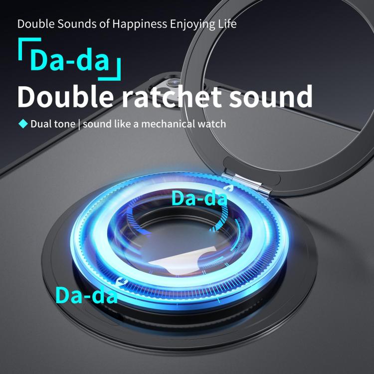 Aluminum Alloy Strong Magnet 360 Rotating Tablet Stand(Silver) - Desktop Holder by buy2fix | Online Shopping UK | buy2fix