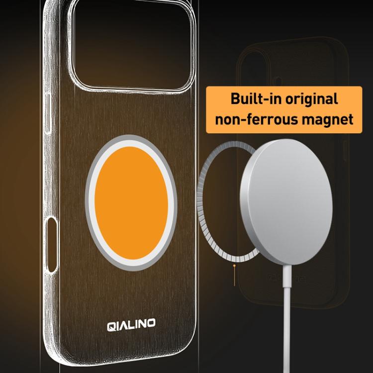For iPhone 17 QIALINO Technology Leather MagSafe Phone Case(Black) - iPhone 17 Cases by QIALINO | Online Shopping UK | buy2fix
