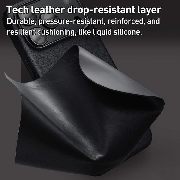 For iPhone 17 Pro QIALINO Technology Leather MagSafe Phone Case(Black) - iPhone 17 Pro Cases by QIALINO | Online Shopping UK | buy2fix