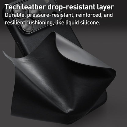 For iPhone 17 Pro QIALINO Technology Leather MagSafe Phone Case(Black) - iPhone 17 Pro Cases by QIALINO | Online Shopping UK | buy2fix