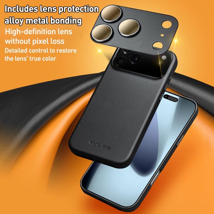 For iPhone 17 QIALINO Technology Leather MagSafe Phone Case(Black) - iPhone 17 Cases by QIALINO | Online Shopping UK | buy2fix