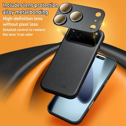 For iPhone 17 QIALINO Technology Leather MagSafe Phone Case(Black) - iPhone 17 Cases by QIALINO | Online Shopping UK | buy2fix