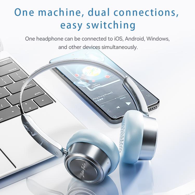 ZAODON Mini Open Ear Noise Cancelling HiFi Sound Bluetooth HeadPhone(Blue) - Headset & Headphone by buy2fix | Online Shopping UK | buy2fix