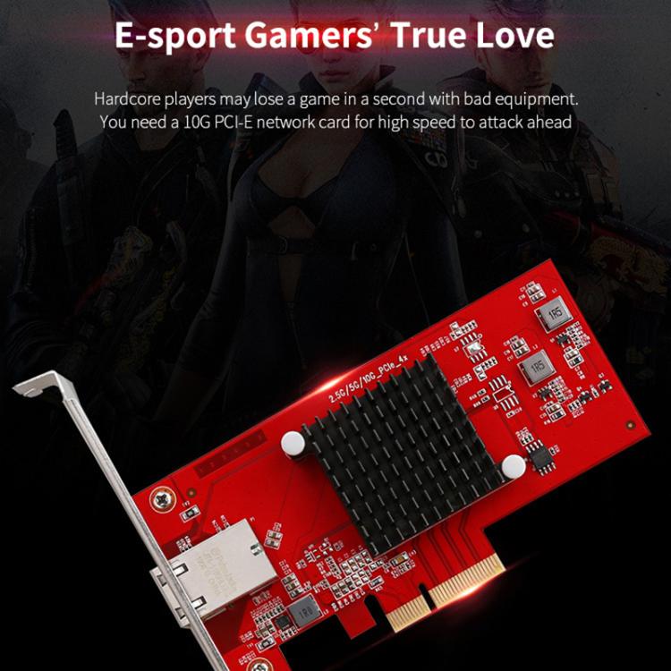 COMFAST CF-P100 10G PCI-E Network Card - USB Network Adapter by COMFAST | Online Shopping UK | buy2fix