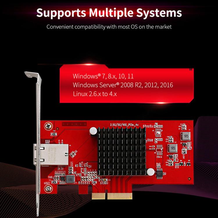 COMFAST CF-P100 10G PCI-E Network Card - USB Network Adapter by COMFAST | Online Shopping UK | buy2fix