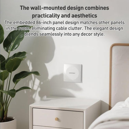 COMFAST CF-E593AX 3000Mbps Dual-Band WiFi6 In-Wall AP(White) - Wireless Routers by COMFAST | Online Shopping UK | buy2fix