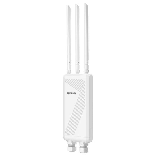 COMFAST CF-EW87 3600Mbps Dual-Band WiFi7 Outdoor Wireless AP, Plug:US Plug(White)