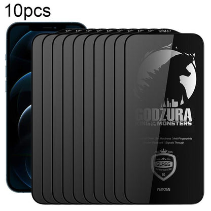 For iPhone 12 Pro Max WK WTP-125 10pcs 6D Curved Ultra-Fine Edge Privacy Full-Screen Tempered Glass Film(Transparent) - iPhone 12 Pro Max Tempered Glass by WK | Online Shopping UK | buy2fix