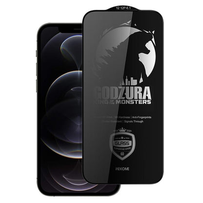 For iPhone 12 / 12 Pro WK WTP-123 6D Curved Ultra-Fine Edge Privacy Full-Screen Tempered Glass Film(Transparent) - iPhone 12 / 12 Pro Tempered Glass by WK | Online Shopping UK | buy2fix