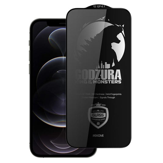 For iPhone 12 / 12 Pro WK WTP-123 6D Curved Ultra-Fine Edge Privacy Full-Screen Tempered Glass Film(Transparent) - iPhone 12 / 12 Pro Tempered Glass by WK | Online Shopping UK | buy2fix