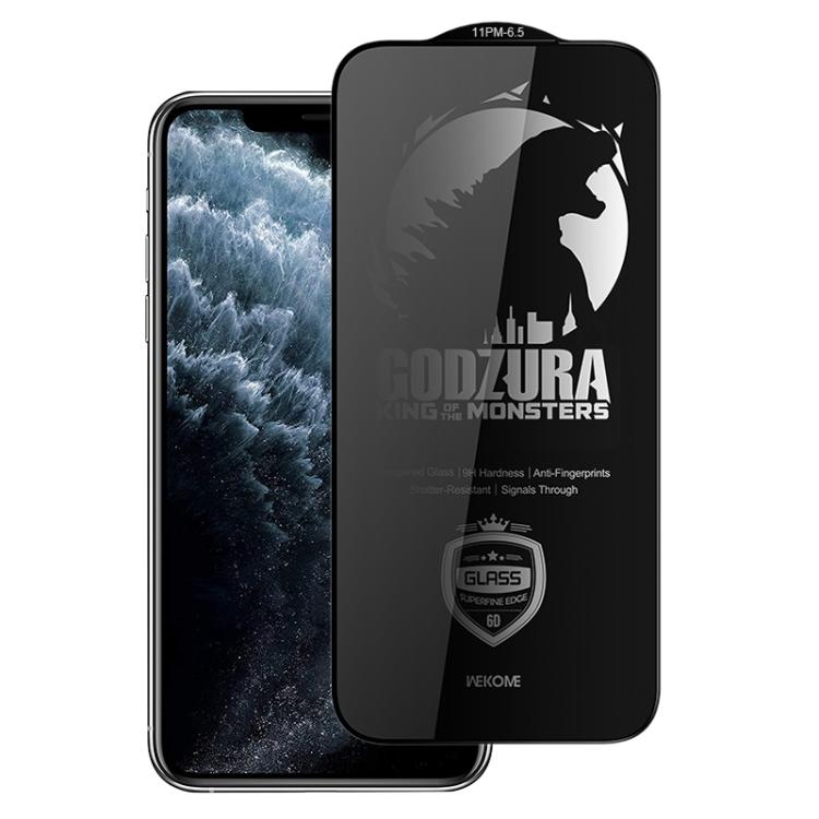 For iPhone 11 Pro Max WK WTP-123 6D Curved Ultra-Fine Edge Privacy Full-Screen Tempered Glass Film(Transparent) - iPhone 11 Pro Max Tempered Glass by WK | Online Shopping UK | buy2fix