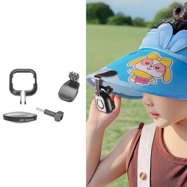 For Insta360 GO Ultra JSR LH Series 10X Macro Lens With Frame + Hat Clip - Len Accessories by JSR | Online Shopping UK | buy2fix