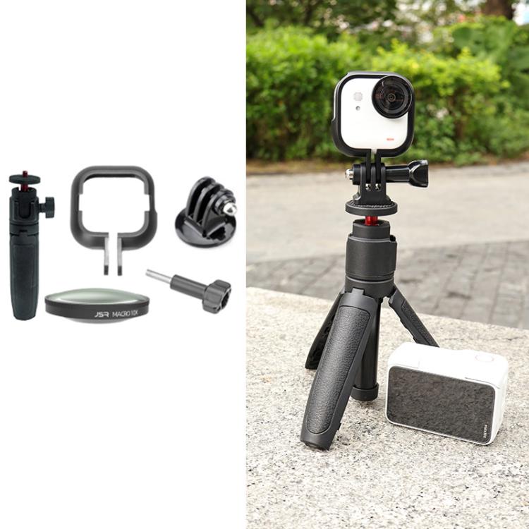 For Insta360 GO Ultra JSR LH Series 10X Macro Lens With Frame + Selfie Stick - Len Accessories by JSR | Online Shopping UK | buy2fix