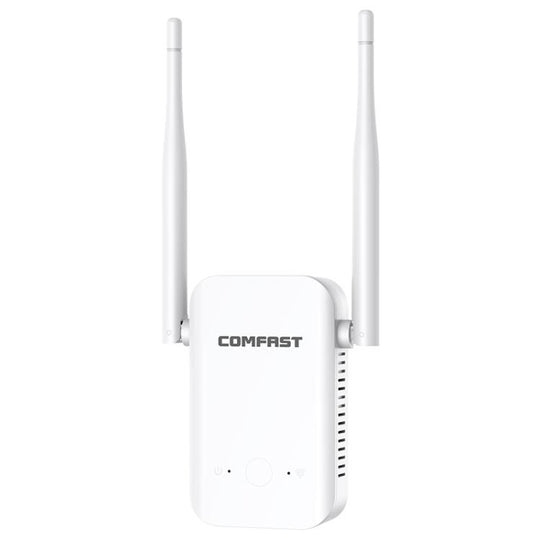 COMFAST CF-WR301S V3 300Mbps Wireless Repeater Router WiFi Signal Amplifier, Plug:EU Plug(White)