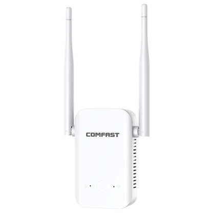 COMFAST CF-WR301S V3 300Mbps Wireless Repeater Router WiFi Signal Amplifier, Plug:AU Plug(White) - Broadband Amplifiers by COMFAST | Online Shopping UK | buy2fix