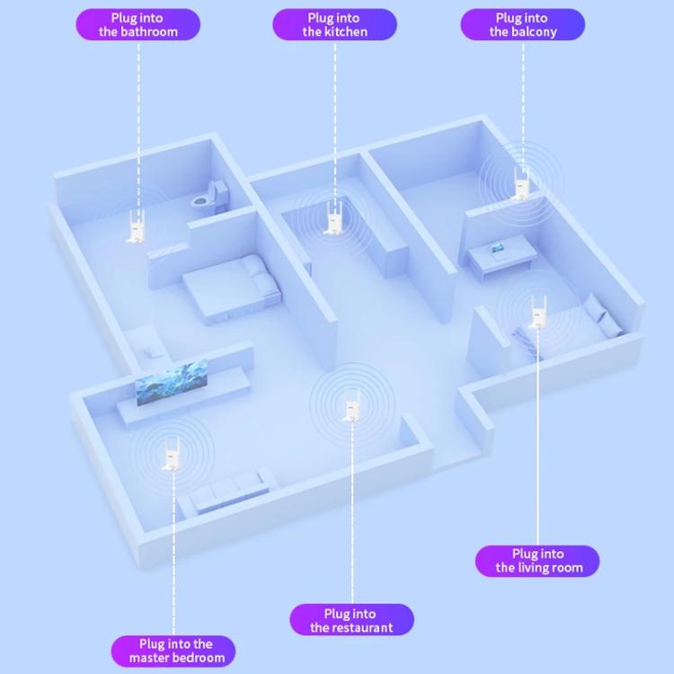 COMFAST CF-WR773BE 3570Mbps WiFi7 Signal Extender Dual Band Gigabit Wireless Repeater, Plug:AU Plug(White) - Broadband Amplifiers by COMFAST | Online Shopping UK | buy2fix